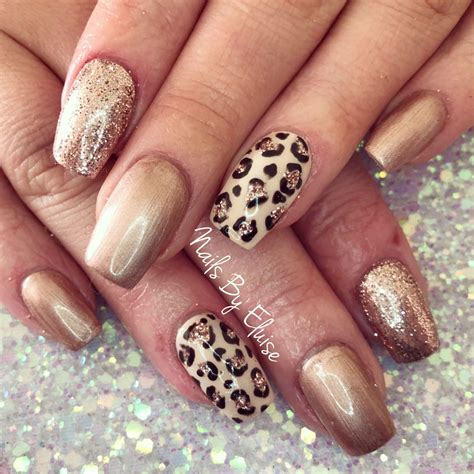 leopard nail art ideas.